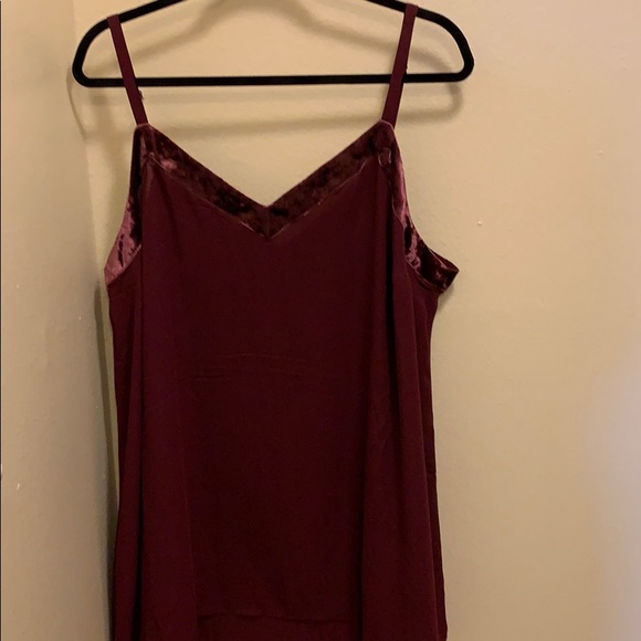 torrid Tops - NWT purple tank top with velvet trim